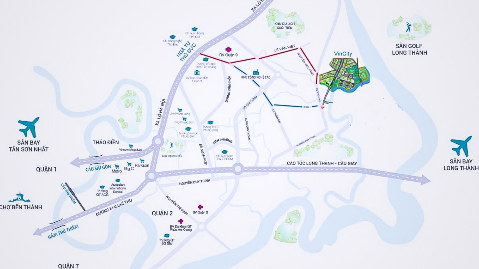 Vị trí Vinhomes Grand Park